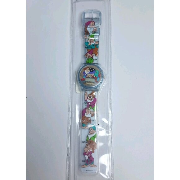 Walt Disney Snow White Digital Watch Still In Original Package Vintage Promo‎ - Picture 2 of 9
